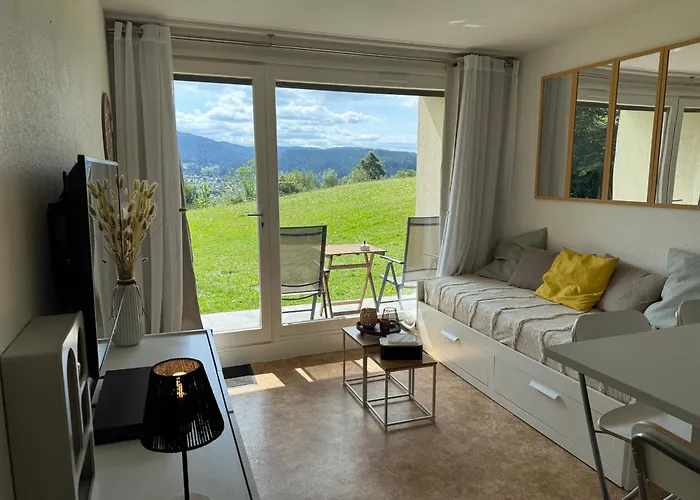 Cosy Avec Terrasse & Vue Sur Pistes Жерарме